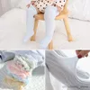 Kids Socks Newborn infant Girl summer thin Anti-mosquito high long sock breathable striped baby child over keen socks toddler kids stocking