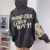 Mens Sweatshirts hoodie samma stil huva street skumtryck mode