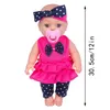 Куклы 1 комплект Simated Baby Soft Sile Body Dressing Cloth Doll Реалистичная игрушка для родителей для детей, образование 230426 Прямая доставка Dhznb