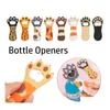 Apribottiglie Modelo Apribottiglie Sile Cat Claw Design Soda Beer Cap Mtifunction Cartoon Fridge Magnet Kitchen Bar Tools Drop Delivery Ho Dh2Bf