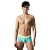 Underpants SEOBEAN Men Underwear Boxers Fashion Cartoon Printed Cotton Boxer Shorts Cueca Sexy Panties