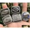 Cluster Rings 14Pcs 2011 - 2023 Year Fantasy Football Team Champions Championship Ring With Wooden Box Souvenir Men Fan Gift 2022 Drop Dhqn7