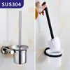 Toilet Brushes Holders Mounted Toilet Brush 304 Stainless Steel Cleaning Brush toilet accessories bathroom brosse wc cleaning products for home 231124