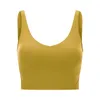 Align Tank Top U Bra Yoga Outfit Women Summer T Shirt Solid Sexy Crop Tops Sleeveless Fashion Vest 20 Colors