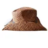 Berets Outdoor Hat Men Summer Sun Cowboy Straw Strraw Casual Buntireing Oddychający top