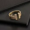 Hot Fashion Europe Gold Plated Brass Copper Alloy Crystal Zircon Openwork Finger Rings For Women Girls