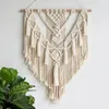 Tapeçarias Macrame Suspensão de parede Tecido à mão Corda de algodão boêmio Boho Tapeçaria Decoração de casa Boho Boêmio Tapeçaria tecida Arte de parede Decoração de macrame 231124