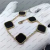 2023 Van Vintage Clover cleef Bracelets love charm Bracelet Elegant Ladies Womens chrome heart Luxurys Jewelry Gift flowers pendant 5 motifs designer bracelets