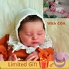 Dockor 205 tum oavslutade Reborn Doll Kit Laura Limited Edition med 2: a COA Vinyl Tom Baby Kits 231124