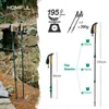 Polonais de trekking homful nordique 195gpc Polondes Sticks de marche alpenstock Telescopic Ultralight Premium Carbon Réglable avec Lock rapide 230425