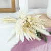 Decorative Flowers Wreath Blooming Dried Flower Bouquet Birthday With Stems Home Decor Garden Vase