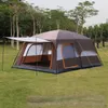 Tendas e abrigos de tamanho grande Ultralarge 6 10 12 Camadas Double Outdoor 2 Rooms e 1hall Family Camping Turist