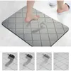 Bath Mats Diatomaceous Earth Mat Super Absorbent Bathroom Rug With Non-Slip Showers For The Kitchen Easy To Clean Foot