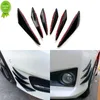 6pcs Universal Black Gloss Gloss Styling Acessórios