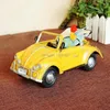 Party Favor Handmade Classic Car Model With Surfboard Vintage Metal Craft Shooting Props Creative Bar/Pub/Cafe Decoration Kids Gift