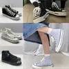 Années 1970 Chaussures décontractées Baskets Femmes Hommes Plateforme Classique All Star Chuck 70 Taylor Gros Bas Haut Blanc Noir Sneaker Toile 35-46