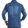 Hommes Vestes Printemps Hommes Slim Jeans Denim Costumes Veste Casual Blazer Tops Outwear K16