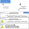 LED Vapor Proof 4ft照明器具、36ワットのクリアカバー、IP65防水4 '長いオーバーヘッドトライプルーフショップライト、屋内屋外チューブバー照明クレスチ