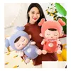 Animais de pelúcia de alta qualidade bonito dos desenhos animados sereia anjo boneca brinquedo cama travesseiro crianças brinquedos calmante bebê presente de aniversário sofá deco dhew1