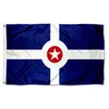 City of Indianapolis Flag 3x5 100d Polyester Fabric Hanging AdvertisingDouble Stiching5981667