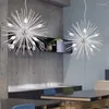 Hanglampen Postmodern Goud Zilver LED Kroonluchter Woonkamer Slaapkamer Keuken Gangpad Gang Salon Bar Metalen Decoratie E14