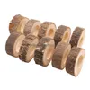 Napkin Rings Natural Creative Wooden Unfinished Circle Wood Pendants Ring For Craft Making El Table Diy Projects Lx01226 Dro Dhlgn