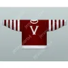 НОВАЯ ХОККЕЙНАЯ ТРИКОТАЖА RED VANCOUVER MILLIONAIRES 1912-13 с прострочкой сверху S-M-L-XL-XXL-3XL-4XL-5XL-6XL