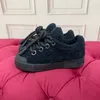 Buty zwykłe trampki cielęcia TReaker Vintage Suede skórzana Sneaker Kobiety Męki Zwiększ trenerów ze wszystkimi opakowaniami platformą buta rekreacyjnego Lace-up 1121