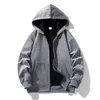 Men's Hoodies Fall Zipper Long Sleeve Hoodie Hooded Sweatshirt Top Outdoor Shirt Men Pullover Crop Zip Up