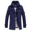 STONE JACKET Veste homme coupe-vent manteau broderie manteau imperméable homme et femme printemps et automne pierre COAT vêtements pour hommes