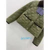 23SS Winter jacket women's jacket designer women's down jacket street clothing warm windproof jacket women's mesh bag plaid cotton jacket letter P women's clothing