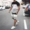 Mens tracksuit shorts set tracksuits designer mens designer sets Men's T-shirt Suit Summer Crew Neck short sleeve black size 6XL shorts set mans track suits sets