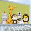 Wallpapers Bacal Custom 3D Mural Wallpaper Children's Room Bedroom Cartoon Theme Animals Painted Background Wall Decor