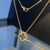 Pendant Necklaces Fashion Designer Jewelry 316L Stainless Steel Charm Brand Clover Necklace for Women