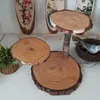 食器セットケーキラックラウンド木製ライザーフルーツケーキスタンドディスプレイティアトレイウェディングフルーツスナックプレートサーバー