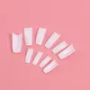 False Nails 500st Fake Natural Color Artificial Half Cover Nail Tips Tool Box