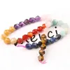 Loose Gemstones 6 8 10mm 15 Inches Natural Stone Faceted Amethyst Amazonite Chakras Energy Spacer Beads For Jewelry Making Diy Bracelets