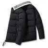 Parkas pour hommes Casual hommes hiver chaud matelassé Parka veste Stand col en peluche solide rembourré bulle Puffer épaissi manteaux vêtements 231124