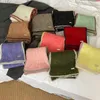 Foulards Omea hiver écharpe femmes couverture point ourlet solide laine luxe fourrure châle tricoté pour dames couleur mixte hijab