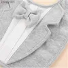 Bibs Burp Cloths 0-24 mois bavoirs bébé pour filles garçons 100% coton Gentleman princesse Style mode nouveau-né rot tissu infantile salive serviettes taille unique L231125