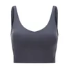 Align Tank Top u BH Yoga Outfit Frauen Sommer Sexy T-Shirt Solide Crop Tops Ärmellose Mode Weste 20 Farben