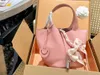 2023 Designer Tote Bag Y2K Women's Lock Casual Totes Fashion Luxury Smile Handväskor Design för kvinnor axelväskor läder shopping väska vår sommar söt handväska