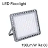 300W FloodLights 150Lm/W Ra80 Outdoor Led Floodlight 6th Generation Module Ultra-Thin Flood Light for Indoor and Outdoors Lighting (Cold White 100W) crestech