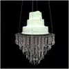 Party Decoration 17 Acrylic Or Crystal Hainging Swing Cake Stand Chandelier Drape Suspended For Home Decor Drop Delivery Garden Festiv Ot3Eg