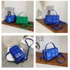 Bolsos de noche Mujer Pequeño Bolso verde Diseñador Hombro de cuero amarillo con asa Monedero azul Crossbody para mujer 230424