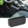 Bilsäte Gap Multifunktionell förvaring Box Driver Side Seat Gap Organizer Telefonhållare Box Black Car Decor Interiortillbehör