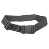 Waist Support Canvas Tactical Sport Belt With Plastic Buckle Military Adjustable Outdoor Fan Waistband Back