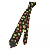 Cravates d'arc mignon fleur hommes femmes cravates soie polyester 8 cm cravate à col étroit pour hommes accessoires de chemise Gravatas cadeau de mariage