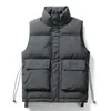 Gilets pour hommes hommes printemps automne blanc canard vers le bas gilet vêtements d'extérieur gilet manteau décontracté mince veste sans manches ultraléger