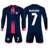 Autres articles de sport Enfants Football Jerseys Ensembles Hommes Garçons Vêtements de football Costume à manches courtes Enfants Football Uniformes Football Survêtement Jersey Kit 231124